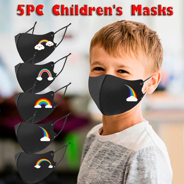 new butterfly party washable fashion child face 5pcs reusable dust-proof masks rainbow printed protective mask
new butterfly party washable fashion child face 5pcs reusable dust-proof masks rainbow printed protective mask