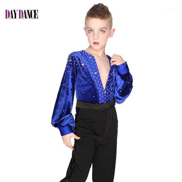 boys long sleeve latin dance shirts leotard ballroom dance high-grade velvet drill latin shirt1, Black;red
boys long sleeve latin dance shirts leotard ballroom dance high-grade velvet drill latin shirt1, Black;red