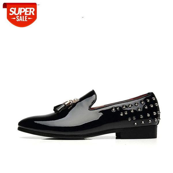 2020 spring rivet men loafers shoes fashion personality solid slip on leather shoe man party footwear flats men loafers #ze7a
2020 spring rivet men loafers shoes fashion personality solid slip on leather shoe man party footwear flats men loafers #ze7a