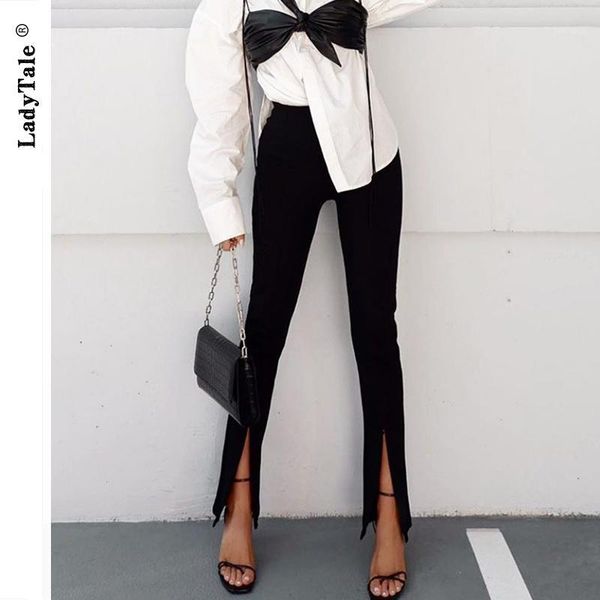 new high waist flare slit harem black pants women streetwear spring autumn office lady casual trouser solid pencil pants1, Black;white
new high waist flare slit harem black pants women streetwear spring autumn office lady casual trouser solid pencil pants1, Black;white
