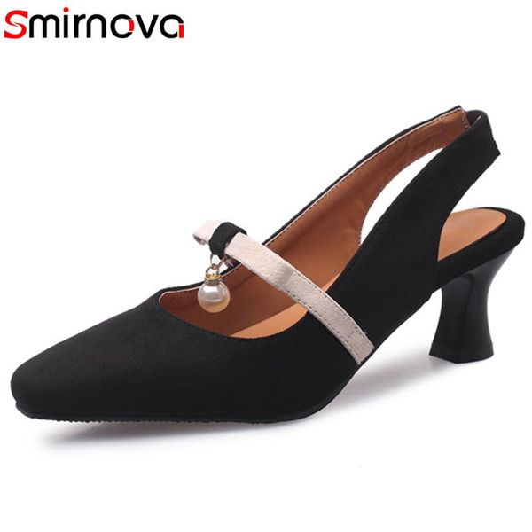 dress shoes smirnova 2021 plus size 46 women pumps flock pearl bowknot summer slingback fashion high heels party woman, Black
dress shoes smirnova 2021 plus size 46 women pumps flock pearl bowknot summer slingback fashion high heels party woman, Black