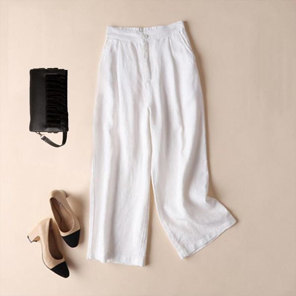 2021 summer and autumn cotton linen wide leg pants women high waist palazzo korean style plus size loose womens trousers, Black;white
2021 summer and autumn cotton linen wide leg pants women high waist palazzo korean style plus size loose womens trousers, Black;white