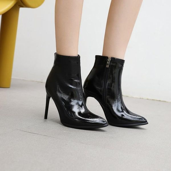 autumn and winter new style simplicity high heels short boots fashion girl party women's boots blue plus size 34-43 high 10cm1, Black
autumn and winter new style simplicity high heels short boots fashion girl party women's boots blue plus size 34-43 high 10cm1, Black