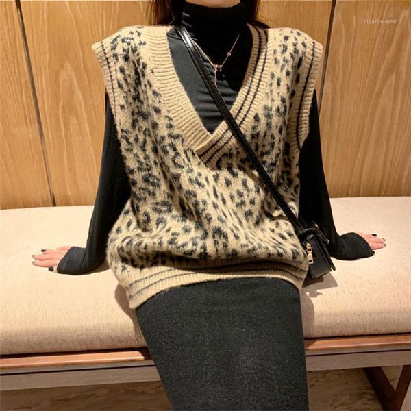 women's vests basic 2021 women vest sweater fall autumn leopard pullovers knitted sleeveless printed ladies v neck relax clothes1, Black;white
women's vests basic 2021 women vest sweater fall autumn leopard pullovers knitted sleeveless printed ladies v neck relax clothes1, Black;white
