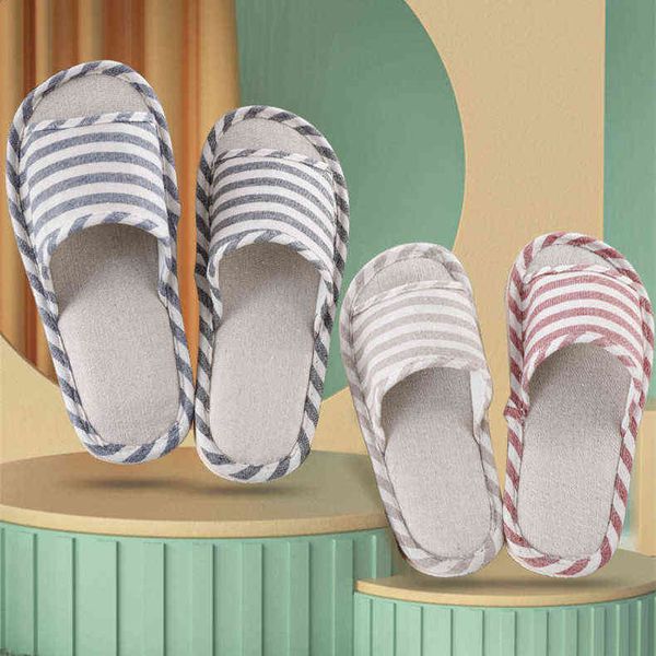 2 pairs/lot men women slippers leisure cotton linen open toe home slides travel guest spa disposable l slipper y220214, Black
2 pairs/lot men women slippers leisure cotton linen open toe home slides travel guest spa disposable l slipper y220214, Black