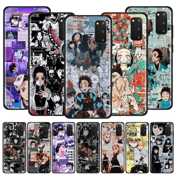 case for samsung galaxy s10 s9 s8 s20 ultra s10e note 8 9 10 plus phone soft shockproof coque kimetsu no yaiba demon slayer
case for samsung galaxy s10 s9 s8 s20 ultra s10e note 8 9 10 plus phone soft shockproof coque kimetsu no yaiba demon slayer
