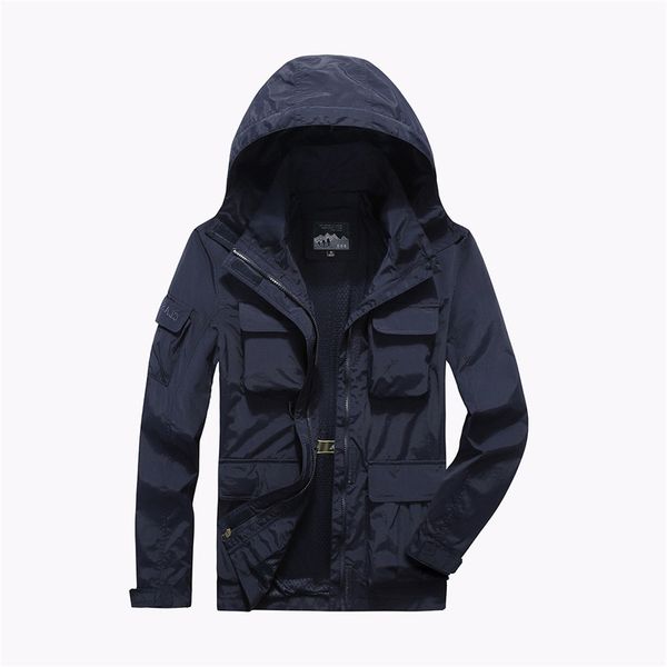 men's jackets spring autumn outdoor windbreaker men casual hooded coat multi-pocket male climbing clothes plus size 6xl 7xl, Black;brown
men's jackets spring autumn outdoor windbreaker men casual hooded coat multi-pocket male climbing clothes plus size 6xl 7xl, Black;brown