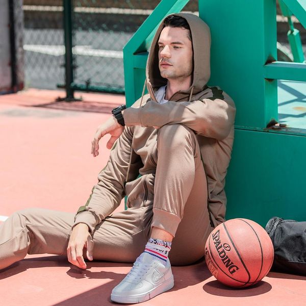2021 new brand men's sportswear autumn piece sets sports suit jacket+pant casual sweatsuit male clothing tracksuit hdmq, Gray
2021 new brand men's sportswear autumn piece sets sports suit jacket+pant casual sweatsuit male clothing tracksuit hdmq, Gray