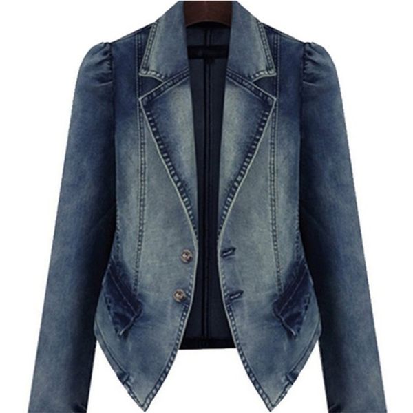 women hole pocket button denim jacket patchwork turn-down collar large size dignified autumn winter coat women new fashion 201210, Black;brown
women hole pocket button denim jacket patchwork turn-down collar large size dignified autumn winter coat women new fashion 201210, Black;brown