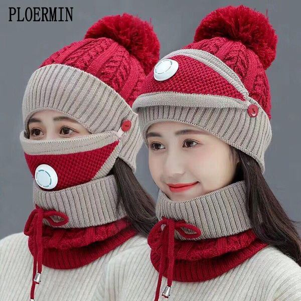 women's knitted hat, warm polar fleece hat, girl's neck cover, winter headwear, three piece set, Blue;gray
women's knitted hat, warm polar fleece hat, girl's neck cover, winter headwear, three piece set, Blue;gray
