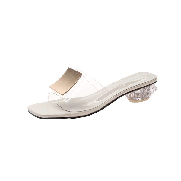 summer transparent women slippers new metal buckle square heels pvc slippers female party shoes open toe ladies shoes for women y200423, Black
summer transparent women slippers new metal buckle square heels pvc slippers female party shoes open toe ladies shoes for women y200423, Black