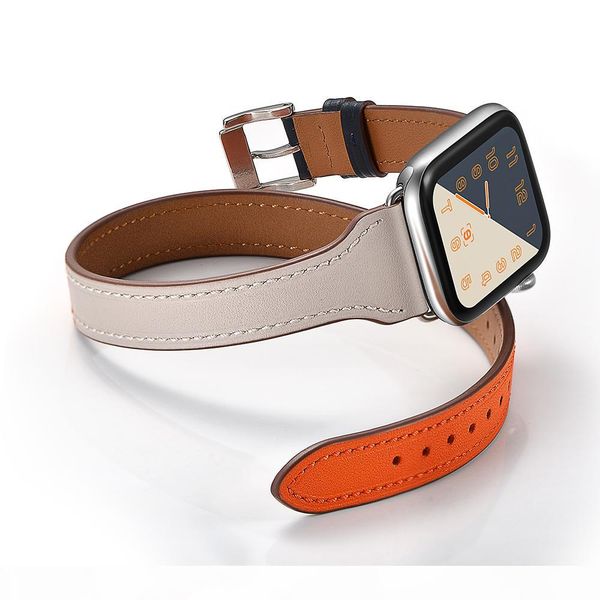 40mm 44mm luxury double wrist leather watch strap correa for apple watch 4 bracelet strap for iwatch 1 2 3 4 watch band 38 42mm, Black;brown
40mm 44mm luxury double wrist leather watch strap correa for apple watch 4 bracelet strap for iwatch 1 2 3 4 watch band 38 42mm, Black;brown