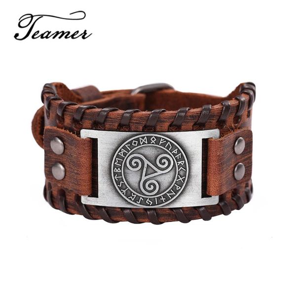 anklets teamer vintage celtics symbol triskel metal bracelets women men genuine leather bangle wicca runes amulet jewelry, Red;blue
anklets teamer vintage celtics symbol triskel metal bracelets women men genuine leather bangle wicca runes amulet jewelry, Red;blue