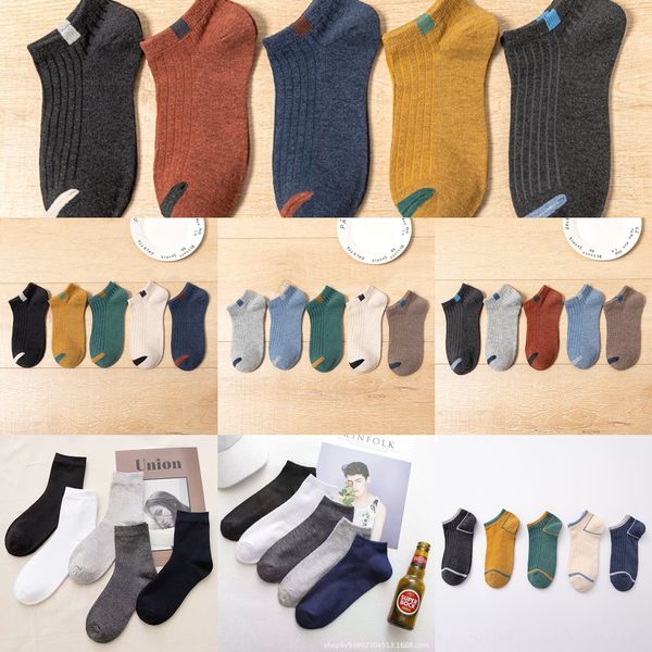 5 pairs medium medium of short in spring autumn and winter for men's socks mid tube socks deodorant and sweat absorbing cotton breathab, Black
5 pairs medium medium of short in spring autumn and winter for men's socks mid tube socks deodorant and sweat absorbing cotton breathab, Black
