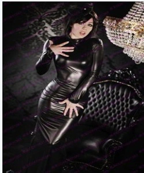 сексуальное водолазка кожезаменитель платье женская с длинным рукавом mid bodycon vestidos erotic fetish stretch latex tight ночной костюм, Black;gray
сексуальное водолазка кожезаменитель платье женская с длинным рукавом mid bodycon vestidos erotic fetish stretch latex tight ночной костюм, Black;gray