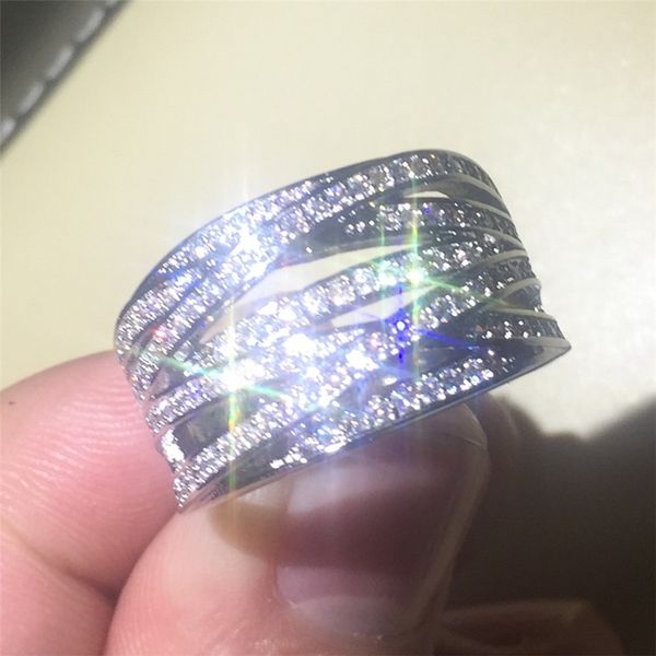 luxury authentic 14kt white gold filled rings with pave simulated diamond compatible fit pandora rings european women men style, Slivery;golden
luxury authentic 14kt white gold filled rings with pave simulated diamond compatible fit pandora rings european women men style, Slivery;golden