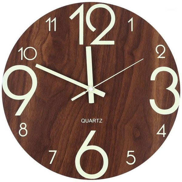 luminous wall clock,12 inch wooden silent non-ticking kitchen wall clocks with night lights for indoor/outdoor living room bedro1
luminous wall clock,12 inch wooden silent non-ticking kitchen wall clocks with night lights for indoor/outdoor living room bedro1
