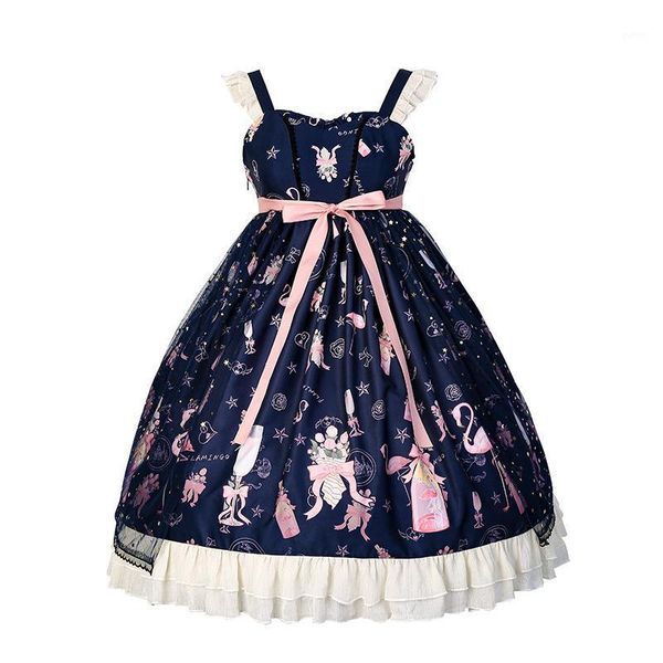 flamingo printed casual lolita dress sleeveless party dress by idream1, Black;gray
flamingo printed casual lolita dress sleeveless party dress by idream1, Black;gray