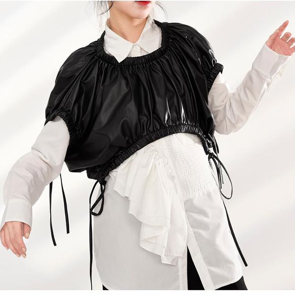 synthetic - women's fur wrinkled loose vest, round neck, sleeveless, fashion, spring, autumn, 2021, 1dd190201, Black;white
synthetic - women's fur wrinkled loose vest, round neck, sleeveless, fashion, spring, autumn, 2021, 1dd190201, Black;white