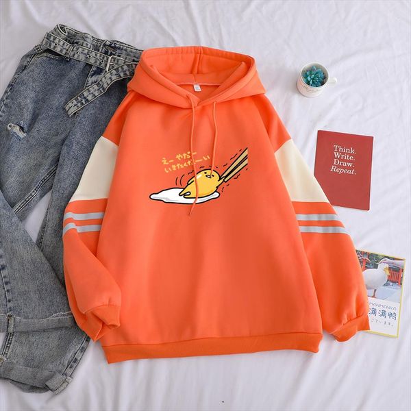 new fashion kawaii print gudetama japanese women fleece pullover casual hooded streetwear spell color hoodies female clothes, Black
new fashion kawaii print gudetama japanese women fleece pullover casual hooded streetwear spell color hoodies female clothes, Black