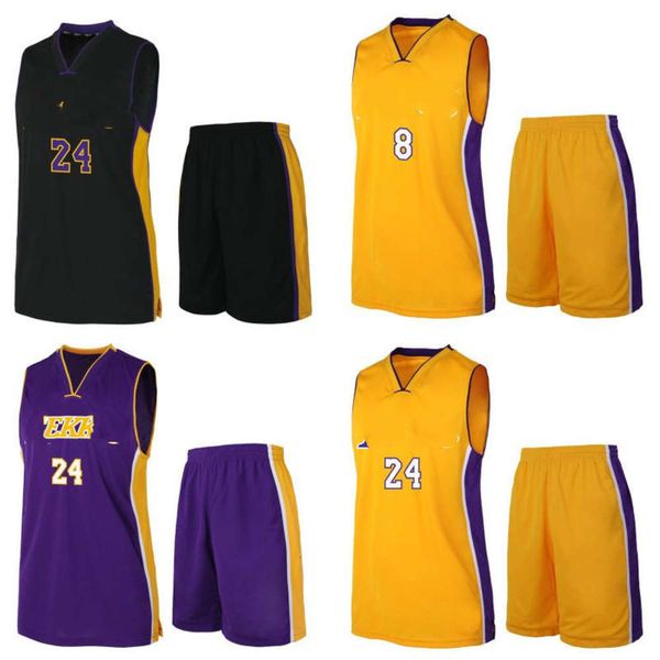 high end customization various styles basketball suit no24 kb jersey no 8 purple gold men's print ing, Black
high end customization various styles basketball suit no24 kb jersey no 8 purple gold men's print ing, Black