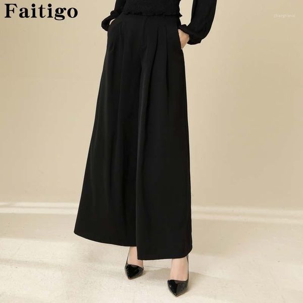 autumn suit pants fashion plus size loose office lady black trousers casual high waist wide leg pants femme1, Black;white
autumn suit pants fashion plus size loose office lady black trousers casual high waist wide leg pants femme1, Black;white