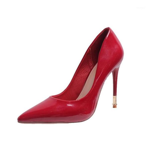 2021 fashion party high heels pumps women shoes stiletto thin heel red pointed toe patent leather office ladies shoes wedding1, Black
2021 fashion party high heels pumps women shoes stiletto thin heel red pointed toe patent leather office ladies shoes wedding1, Black