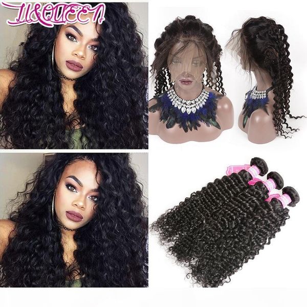 indian virgin human hair natural color bundles with 360 lace frontal pre plucked deep wave curly hair 8-28inch, Black;brown
indian virgin human hair natural color bundles with 360 lace frontal pre plucked deep wave curly hair 8-28inch, Black;brown