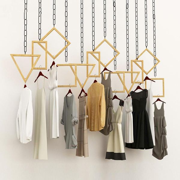 hooks & rails display hanger clothing store wall hanging multi-functional children's shelf rack retro solid wood
hooks & rails display hanger clothing store wall hanging multi-functional children's shelf rack retro solid wood