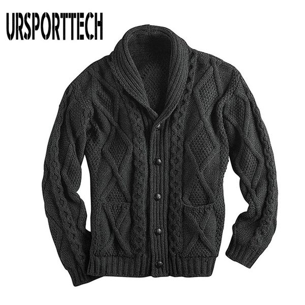 100% irish merino wool aran button men's sweater autumn winter new cardigan sweatercoat slim fit warm knitted sweater coat 201105, White;black
100% irish merino wool aran button men's sweater autumn winter new cardigan sweatercoat slim fit warm knitted sweater coat 201105, White;black