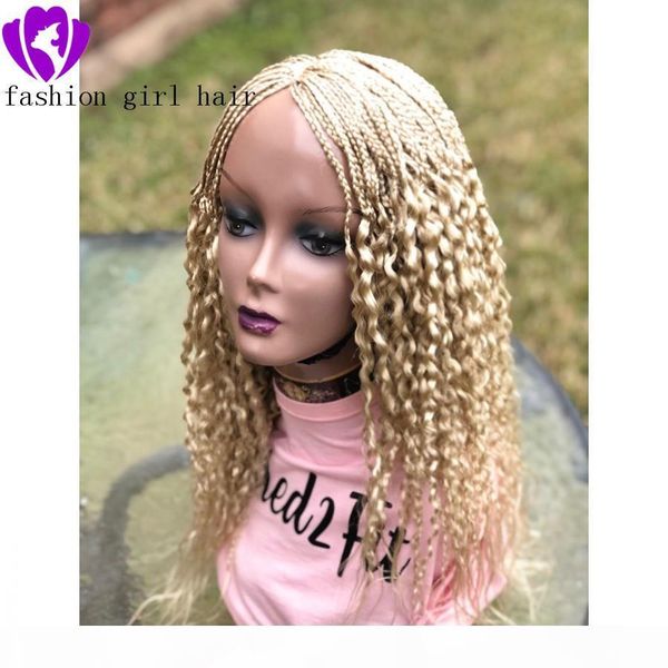 fashion 180density 24inches box braids curly wig crochet braid synthetic lace front wig blonde color braiding hair lace wig for women, Black;brown
fashion 180density 24inches box braids curly wig crochet braid synthetic lace front wig blonde color braiding hair lace wig for women, Black;brown