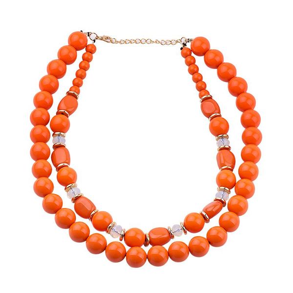 guanlong two layer round resin beads strand necklaces for women 2020 winner sweater accessories jewelry, Silver
guanlong two layer round resin beads strand necklaces for women 2020 winner sweater accessories jewelry, Silver