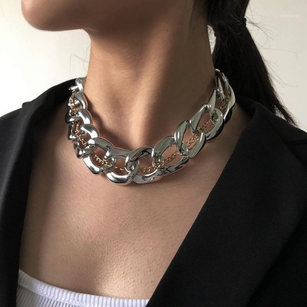 chains phyanic vintage hip hop necklace fashion gold color punk chain for women girls trendy jewelry accessories girls1, Silver
chains phyanic vintage hip hop necklace fashion gold color punk chain for women girls trendy jewelry accessories girls1, Silver