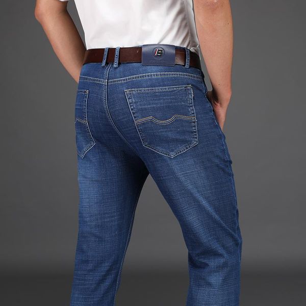 men's jeans 2021 spring and summer business high-end brand loose straight stretch casual pants trendy all-match trousers, Blue
men's jeans 2021 spring and summer business high-end brand loose straight stretch casual pants trendy all-match trousers, Blue