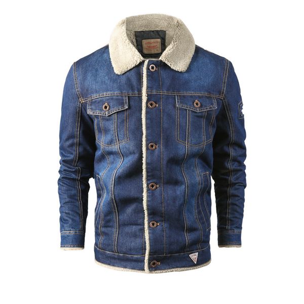 casual winter plush thickened loose lapel oversized denim jacket men's coat, Black;brown
casual winter plush thickened loose lapel oversized denim jacket men's coat, Black;brown