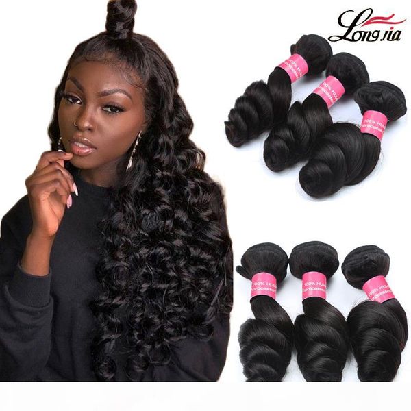 charming queen brazilian loose wave hair bundles brazilian hair weave extensions 100% human virgin hair bundles non-remy, Black
charming queen brazilian loose wave hair bundles brazilian hair weave extensions 100% human virgin hair bundles non-remy, Black