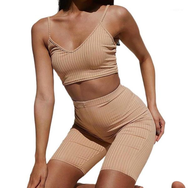 gym clothing women's solid color slim sports bra sleeveless sling strap short + high waist shorts fitness female set1, White;black
gym clothing women's solid color slim sports bra sleeveless sling strap short + high waist shorts fitness female set1, White;black