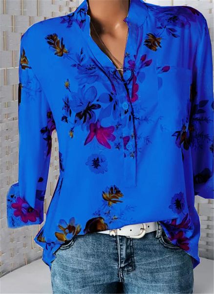 women's blouses & shirts fashion printed long-sleeved shirt woman loose large size casual top, White
women's blouses & shirts fashion printed long-sleeved shirt woman loose large size casual top, White