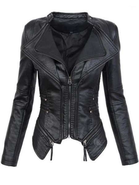 gothic faux leather pu jacket women winter autumn fashion motorcycle jacket black faux leather coats outerwear coat
gothic faux leather pu jacket women winter autumn fashion motorcycle jacket black faux leather coats outerwear coat