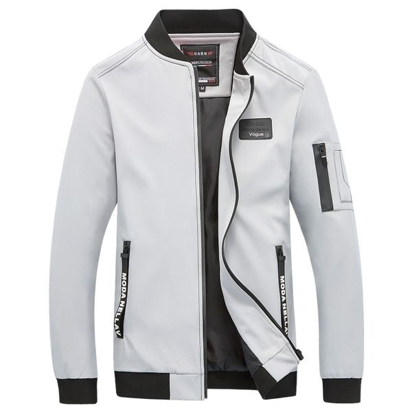 men college casual jacket spring autumn male brand classic windbreaker thin varsity summer coat mens fashion overcoat 5xl 201104, Black;brown
men college casual jacket spring autumn male brand classic windbreaker thin varsity summer coat mens fashion overcoat 5xl 201104, Black;brown