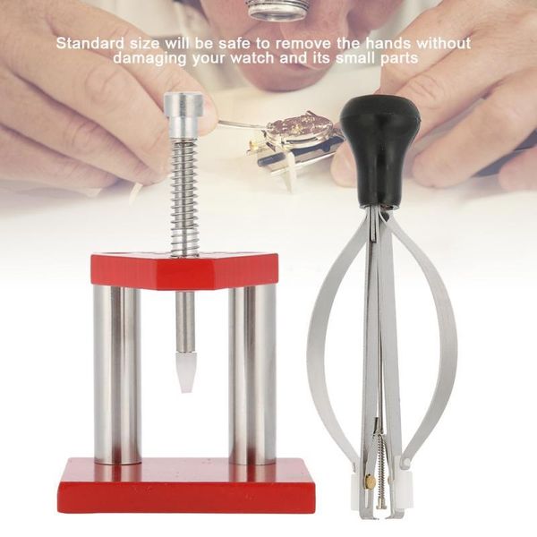 red watch tool hand plunger puller remover hand set fitter solid alloy steel watch repair tool kit with 10 plastic dies
red watch tool hand plunger puller remover hand set fitter solid alloy steel watch repair tool kit with 10 plastic dies
