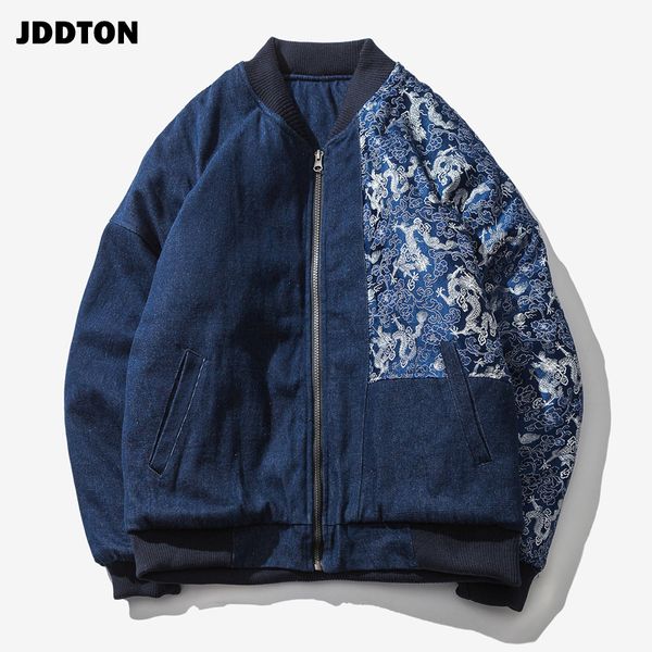 jddton new mens bomber jeans thick print jackets cotton fit casual fashion vintage denim overcoats male splice outwear je131 c1108, Black;brown
jddton new mens bomber jeans thick print jackets cotton fit casual fashion vintage denim overcoats male splice outwear je131 c1108, Black;brown