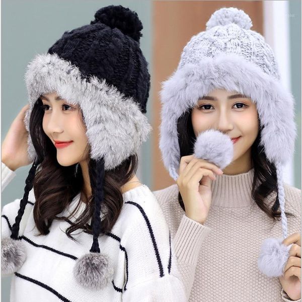 2020new sweet cute skullies beanies winter warm fur hat pom pom earflaps knitted hat winter soft solid women ski cap1, Blue;gray
2020new sweet cute skullies beanies winter warm fur hat pom pom earflaps knitted hat winter soft solid women ski cap1, Blue;gray