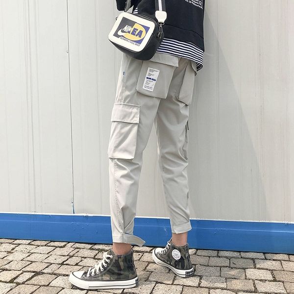3shwa summer drawstring overalls casual pockets street cargo casual pantsfashion straight loose foot bundles ankle-length pants men's p, Blue
3shwa summer drawstring overalls casual pockets street cargo casual pantsfashion straight loose foot bundles ankle-length pants men's p, Blue
