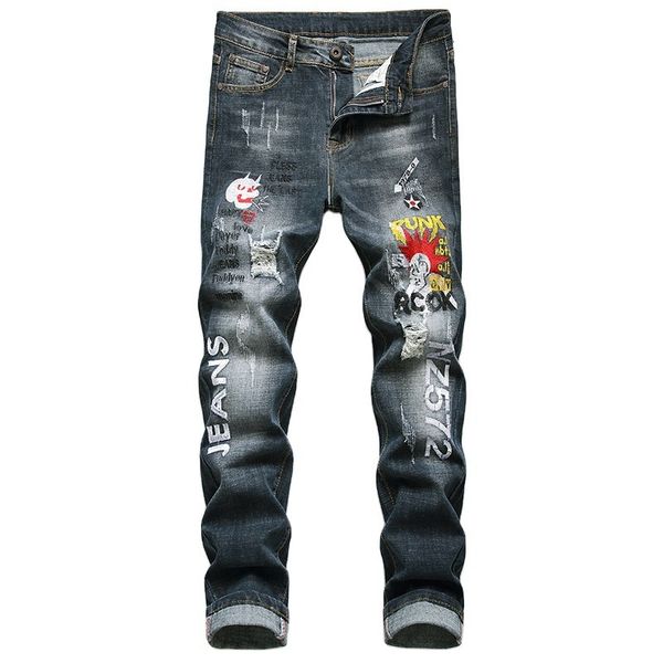 2021 new denim designer hole bike ripped jeans for man size 28-38 40 42 autumn hip hop punk streetwear yjzh, Blue
2021 new denim designer hole bike ripped jeans for man size 28-38 40 42 autumn hip hop punk streetwear yjzh, Blue