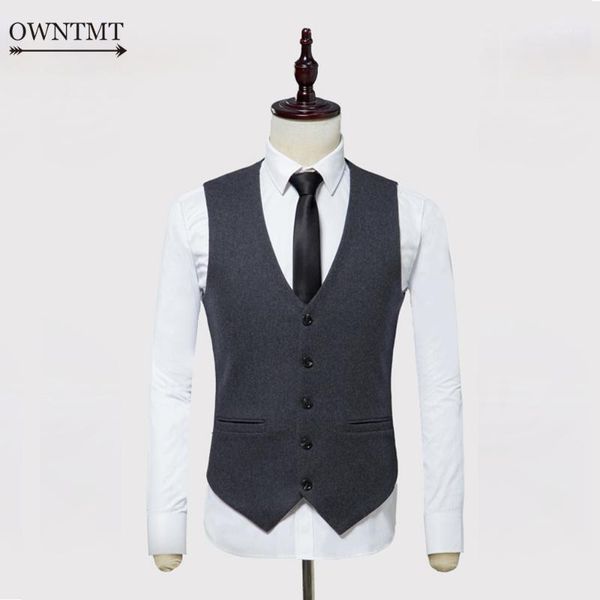 men's vests male british style woolen suit vest men 2021 spring autumn sleeveless wool waistcoat mens slim wedding business 5xl1, Black;white
men's vests male british style woolen suit vest men 2021 spring autumn sleeveless wool waistcoat mens slim wedding business 5xl1, Black;white