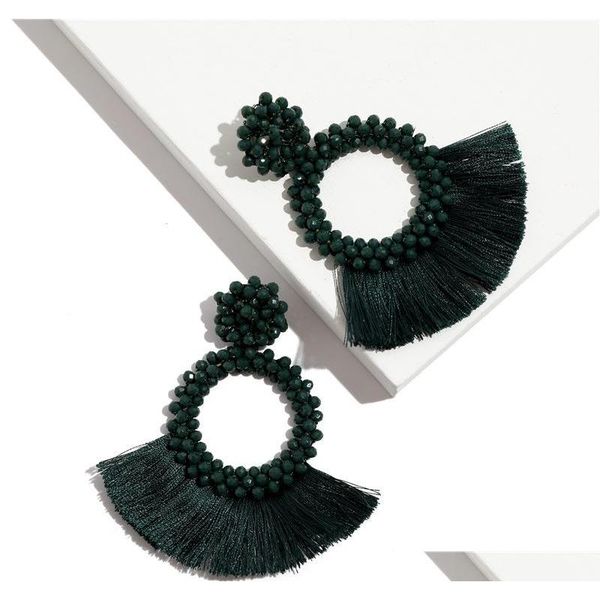 europe and the united states ethnic ethnic style hand-woven earrings beaded geometry circle tassel earrings bride sqcrmc new_dhbest, Silver
europe and the united states ethnic ethnic style hand-woven earrings beaded geometry circle tassel earrings bride sqcrmc new_dhbest, Silver