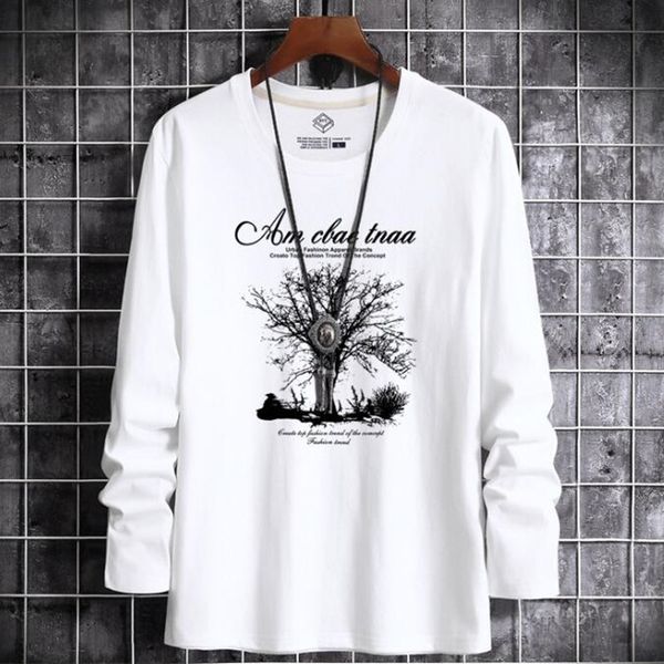 spring autumn 100% cotton long-sleeved o-neck casual t-shirt men's fashion cartoon tree print tees male clothing size 6xl
spring autumn 100% cotton long-sleeved o-neck casual t-shirt men's fashion cartoon tree print tees male clothing size 6xl