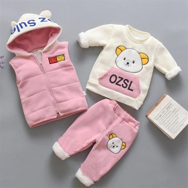 winter girls clothes sets velvet cartoon long sleeved keep warm hoody +pants sports suits new year boy clothing kids suit 0-5y 201127, White
winter girls clothes sets velvet cartoon long sleeved keep warm hoody +pants sports suits new year boy clothing kids suit 0-5y 201127, White