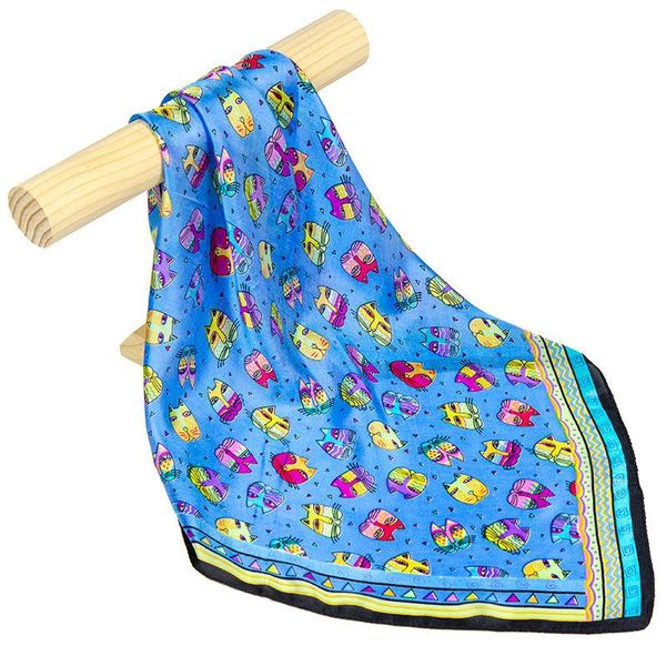 scarves natural silk scarf women bandana female hair for head women's square headband face mask cat, Blue;gray
scarves natural silk scarf women bandana female hair for head women's square headband face mask cat, Blue;gray
